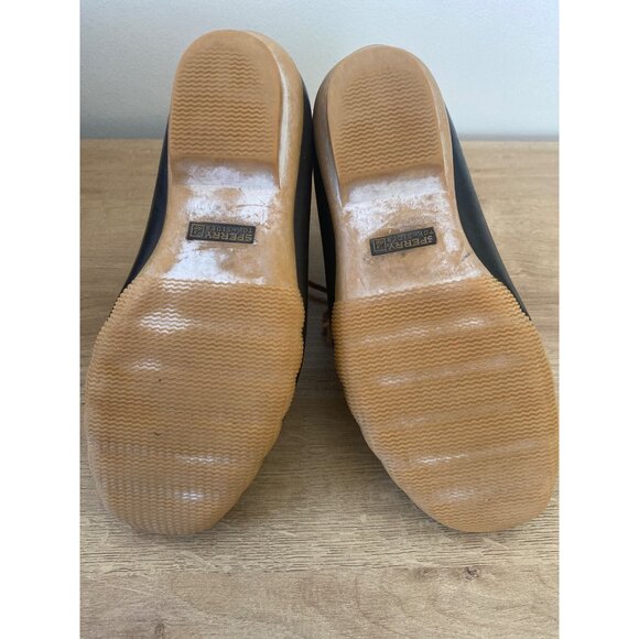 Sperry Top Sided Women’s 6.5 Brown & Black Waterproof Rubber Duck Boots With Zip - Picture 7 of 7